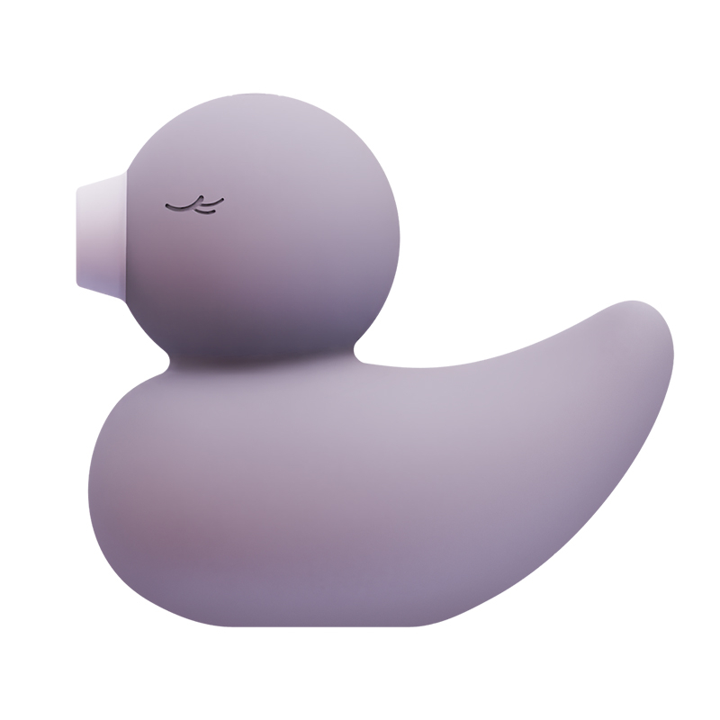 Вибратор-стимулятор "Duck Massager" фиолетовая уточка 