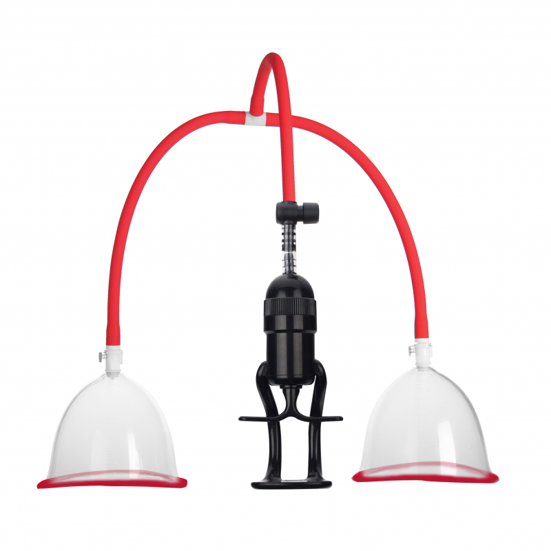 Вакуумная помпа для груди "Erozon Breast Pumps" двойная 