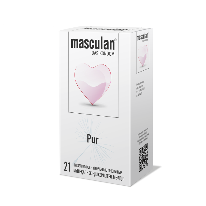 Презервативы "Masculan Pur" ультратонкие, 21шт 